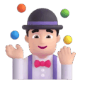 Man Juggling Emoji Microsoft-teams