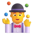 Man Juggling Emoji Microsoft-teams
