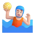 Person Playing Water Polo Emoji Microsoft-teams