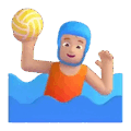 Person Playing Water Polo Emoji Microsoft-teams