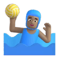 Man Playing Water Polo Emoji Microsoft-teams