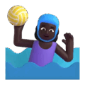 Woman Playing Water Polo Emoji Microsoft-teams