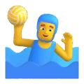 Man Playing Water Polo Emoji Microsoft-teams