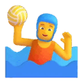 Person Playing Water Polo Emoji Microsoft-teams