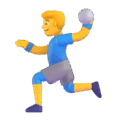 Man Playing Handball Emoji Microsoft-teams