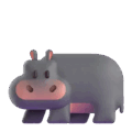 Hippopotamus Emoji Microsoft-teams