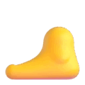 Foot Emoji Microsoft-teams