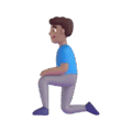 Man Kneeling Emoji Microsoft-teams