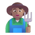 Farmer Emoji Microsoft-teams