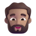 Person Beard Emoji Microsoft-teams