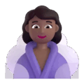 Woman In Steamy Room Emoji Microsoft-teams