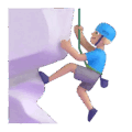 Man Climbing Emoji Microsoft-teams
