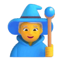 Woman Mage Emoji Microsoft-teams