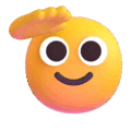 Saluting Face Emoji Microsoft-teams