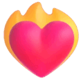 Heart On Fire Emoji Microsoft-teams