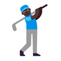 Man Golfing Emoji Windows