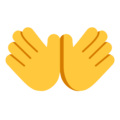 Open Hands Emoji Windows