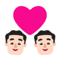 Couple With Heart Man Man Emoji Windows