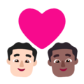 Couple With Heart Man Man Emoji Windows