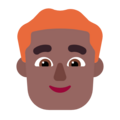Man Red Hair Emoji Windows