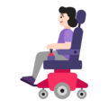 Woman In Motorized Wheelchair Emoji Windows