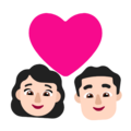 Couple With Heart Woman Man Emoji Windows