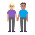 Woman And Man Holding Hands Emoji Windows