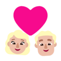 Couple With Heart Woman Man Emoji Windows