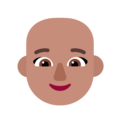 Woman Bald Emoji Windows