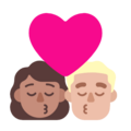 Kiss Woman Man Emoji Windows