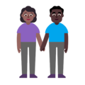 Woman And Man Holding Hands Emoji Windows