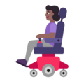 Woman In Motorized Wheelchair Emoji Windows