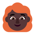 Woman Red Hair Emoji Windows