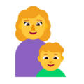 Family Woman Boy Emoji Windows