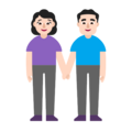 Woman And Man Holding Hands Emoji Windows