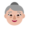 Old Woman Emoji Windows