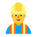 Man Construction Worker Emoji Windows