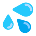 Sweat Droplets Emoji Windows