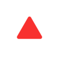 Red Triangle Pointed Up Emoji Windows