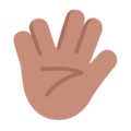 Vulcan Salute Emoji Windows