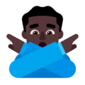 Man Gesturing No Emoji Windows