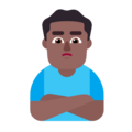 Man Pouting Emoji Windows