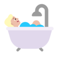 Person Taking Bath Emoji Windows