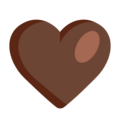 Brown Heart Emoji Windows