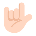 Love You Gesture Emoji Windows