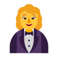 Woman In Tuxedo Emoji Windows