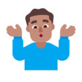 Man Shrugging Emoji Windows