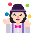 Woman Juggling Emoji Windows