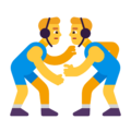 Men Wrestling Emoji Windows