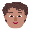 Person Curly Hair Emoji Windows